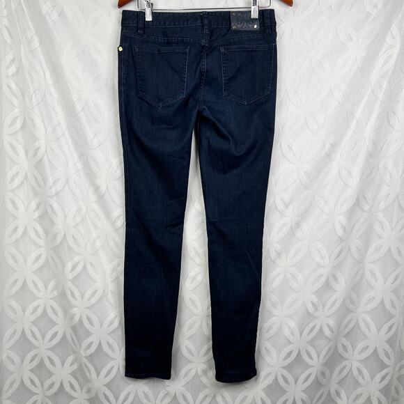 Tory Burch Women's Skinny Jeans - Dark Blue - Picture 7 of 12